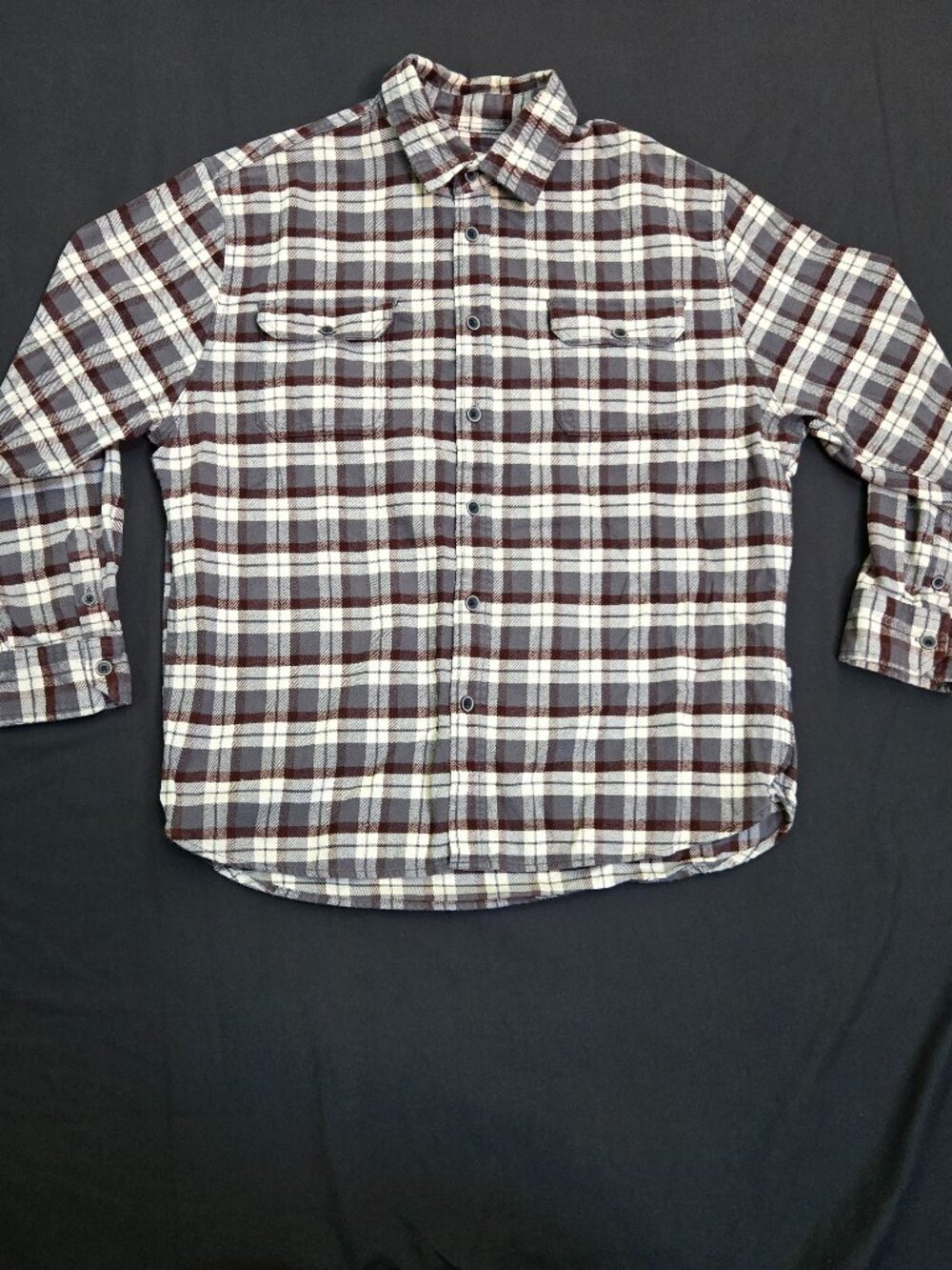 JACHS 100% Cotton Plaid Button Up (XL)